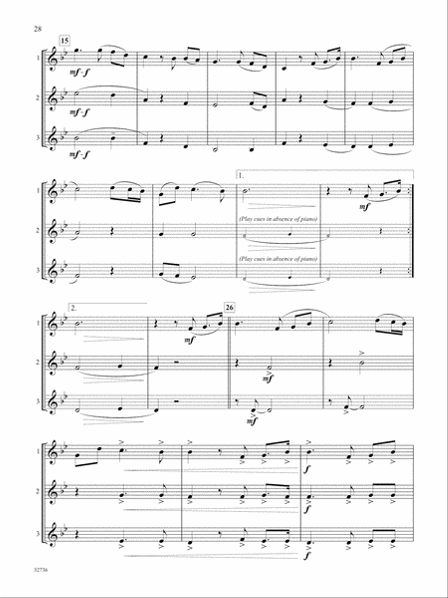 Favorite Songs of Praise (Solo-Duet-Trio with Optional Piano) Piano scores gallery preview page 4