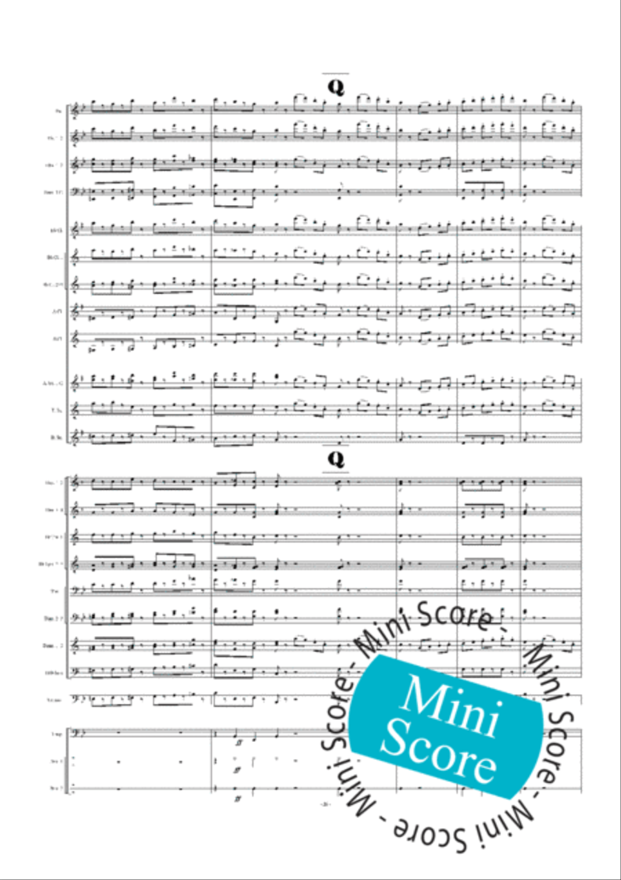 Overture La Poupee de Nuremberg Concert Band scores gallery preview page 32