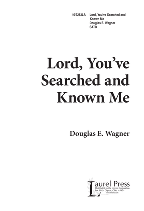 Book cover for Lord, You've Searched and Known Me