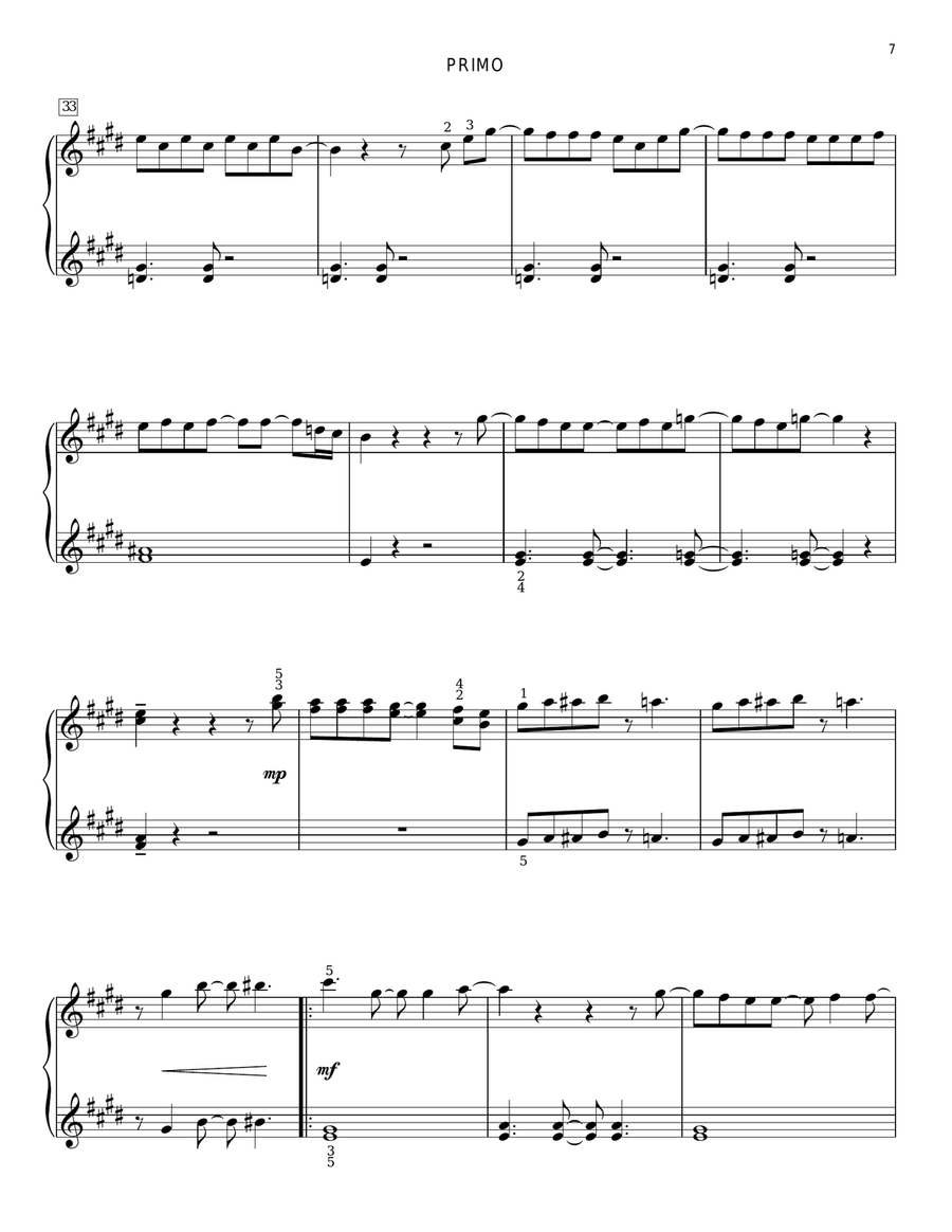 Stick To The Status Quo Piano Duet scores gallery preview page 6