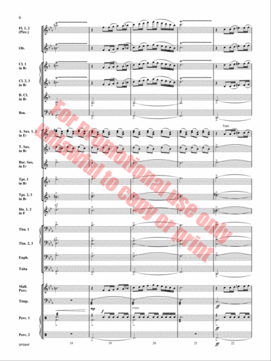 Victory Concert Band scores gallery preview page 7
