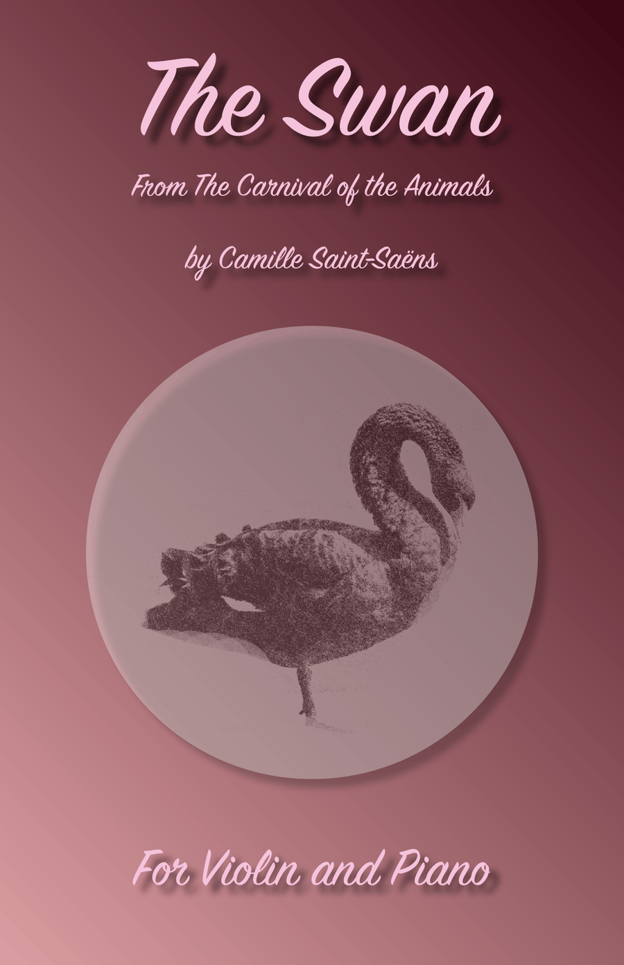 The swan violin and piano sale