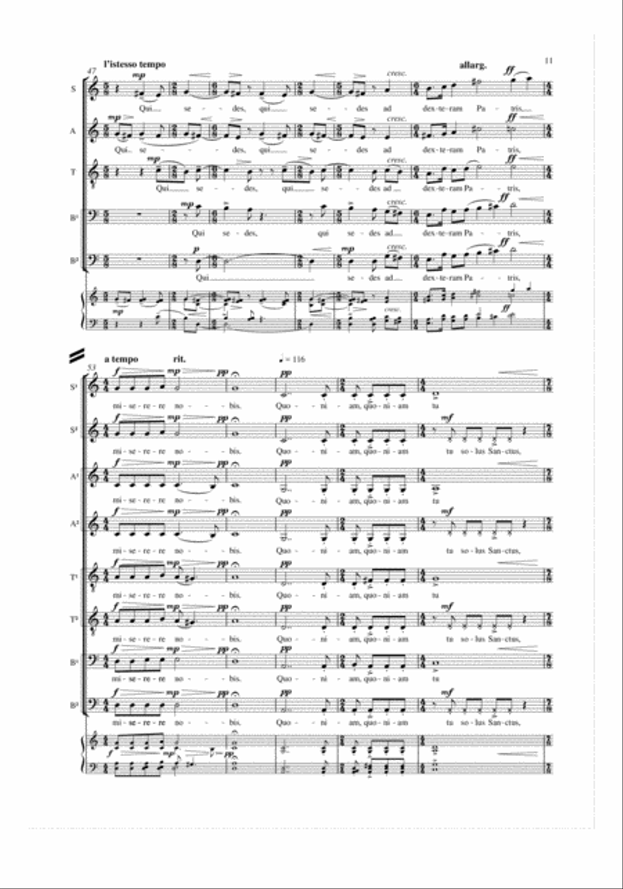 Missa Brevis Missa Brevis 4-Part scores gallery preview page 3