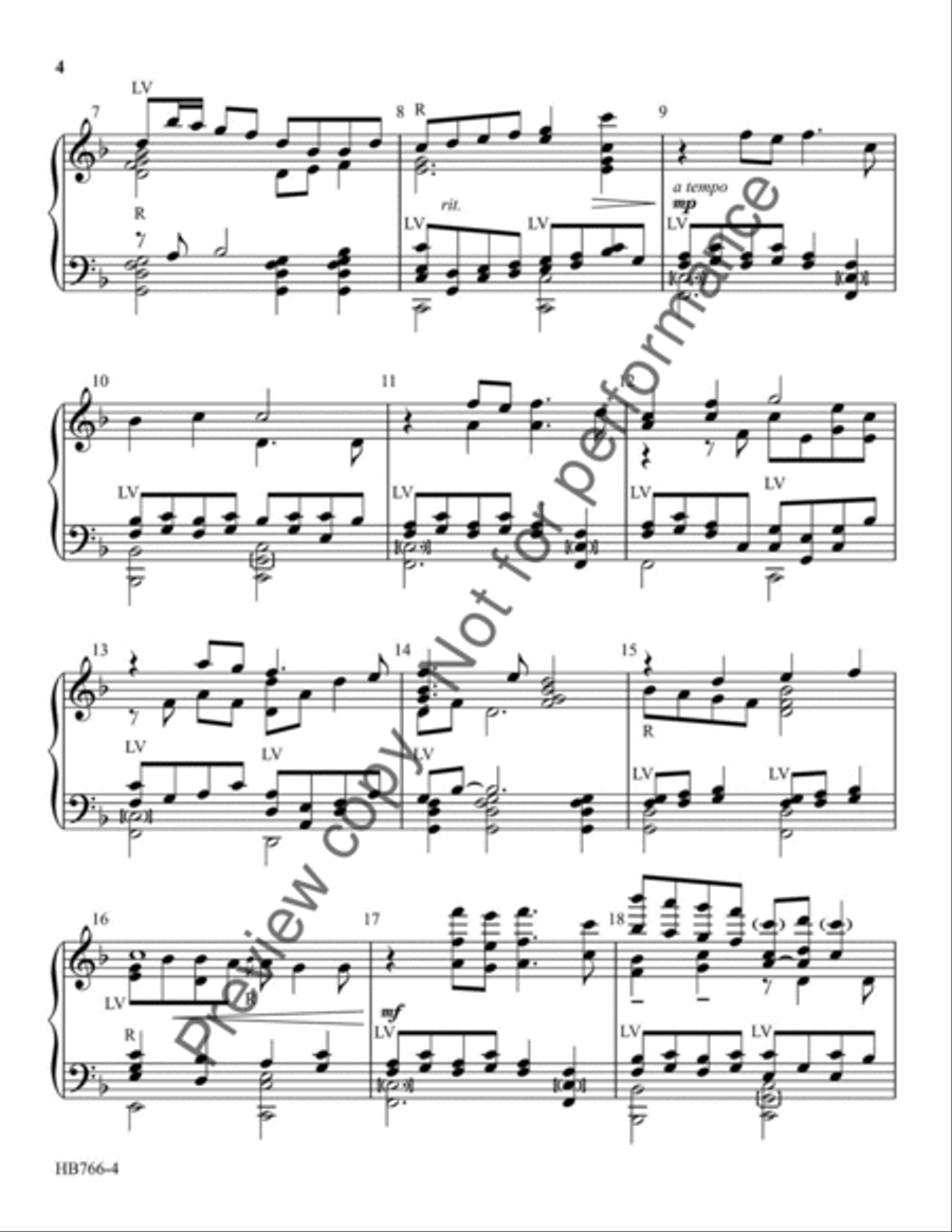 Here I Am, Lord - Eithun 6-Octaves scores gallery preview page 5
