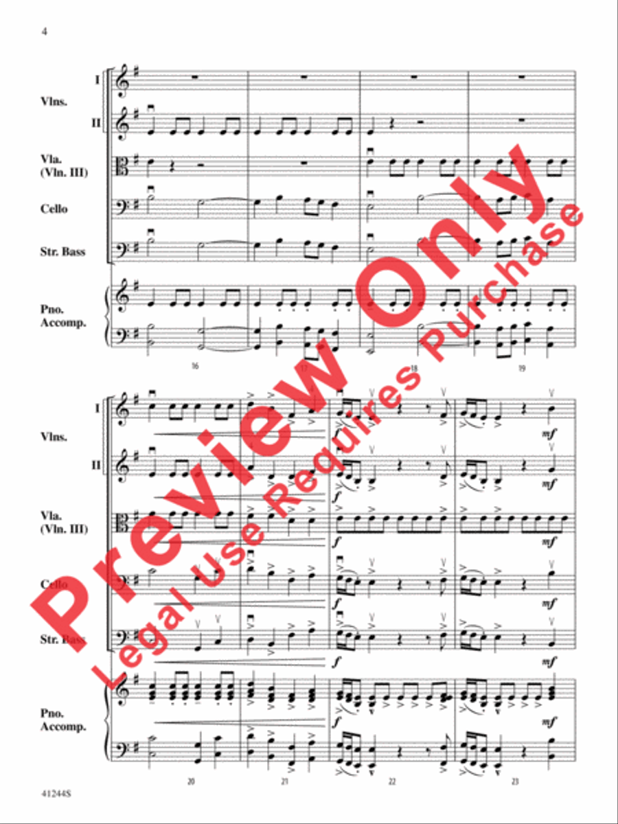Ablaze String Orchestra scores gallery preview page 5