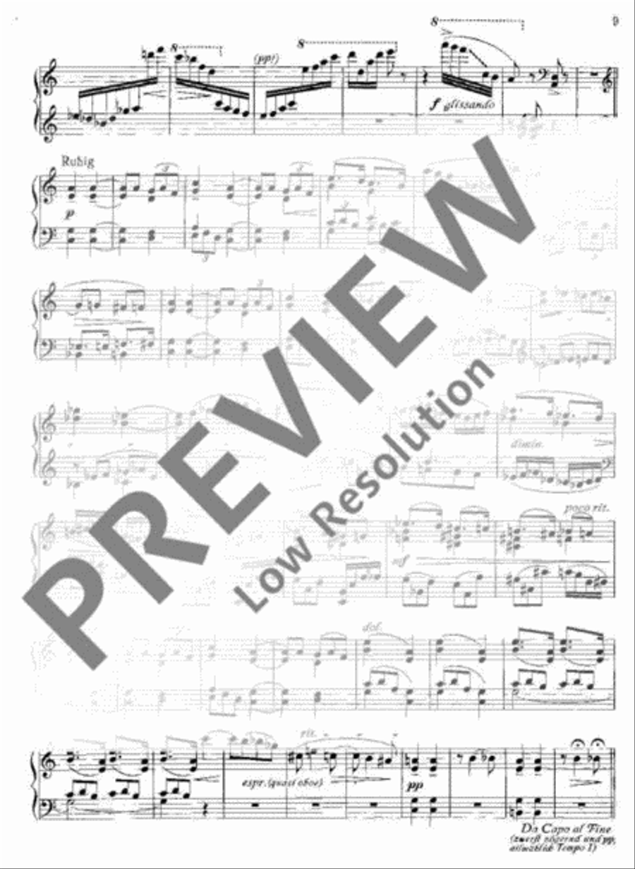 Burlesken Burlesken Piano Solo scores gallery preview page 10