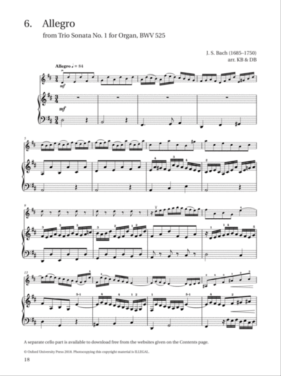 Bach for Violin Violin Solo scores gallery preview page 7