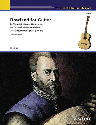 Book cover for Dowland for Guitar