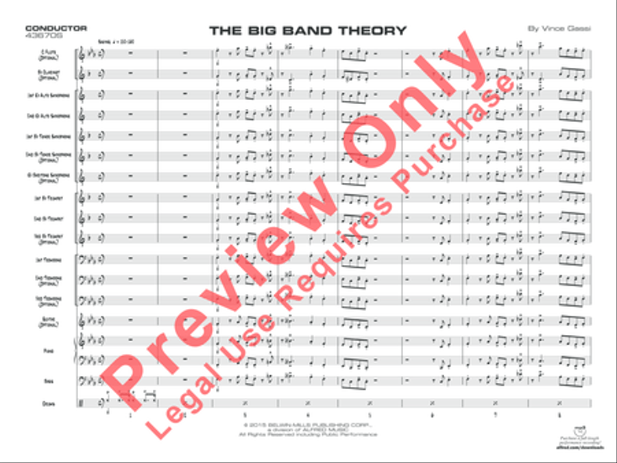 The Big Band Theory The Big Band Theory Jazz Ensemble scores gallery preview page 2