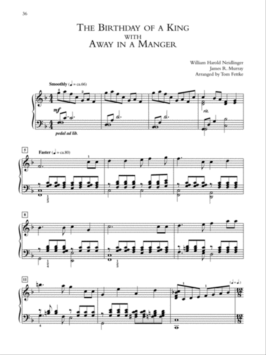 Christmas with a Velvet Touch Piano Solo scores gallery preview page 4