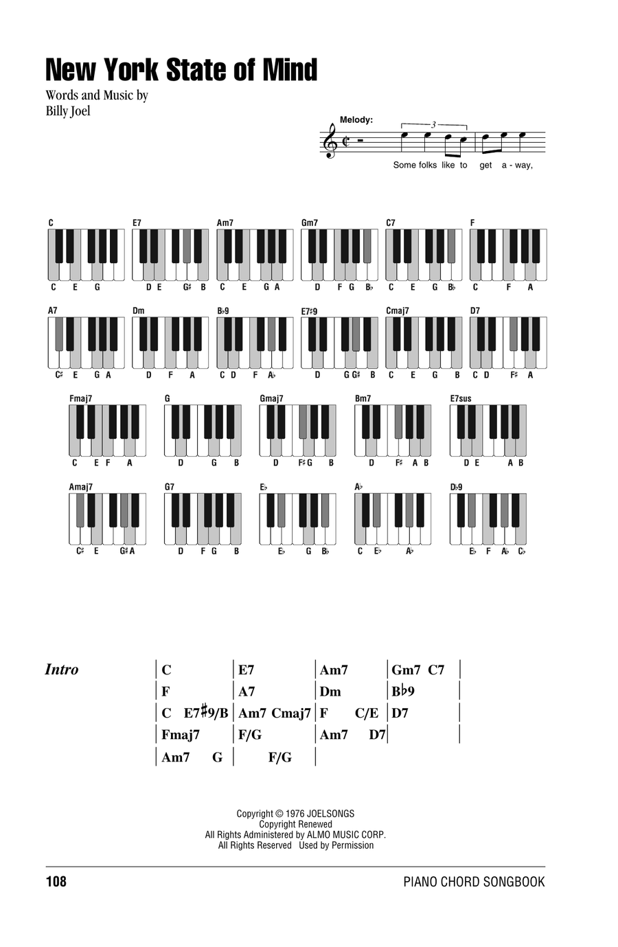 New York State Of Mind Piano scores gallery preview page 1