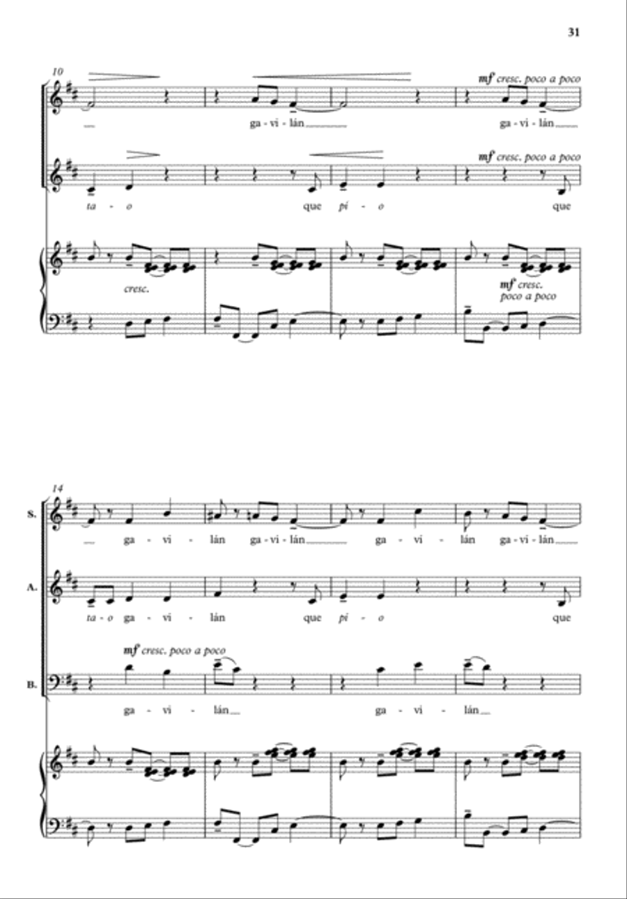 SongStream 2: An American Journey 3-Part scores gallery preview page 11