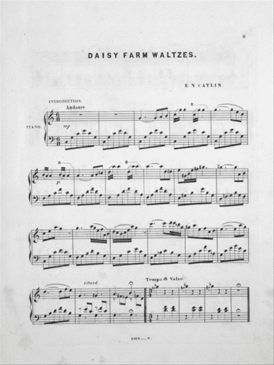 Daisy Farm Waltzes Piano Solo scores gallery preview page 2