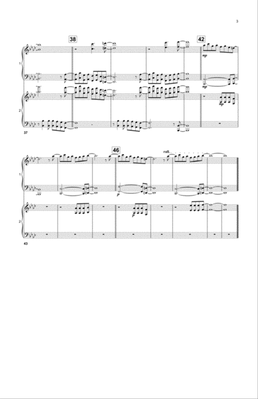 Mad World Easy Piano scores gallery preview page 3