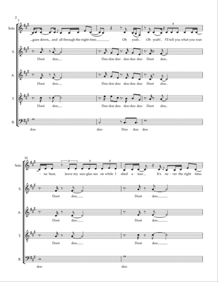 Unstoppable 4-Part scores gallery preview page 2