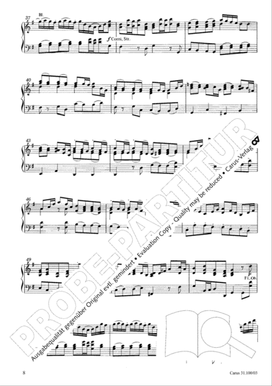 Whatever God ordains is right (Was Gott tut, das ist wohlgetan) 4-Part scores gallery preview page 9