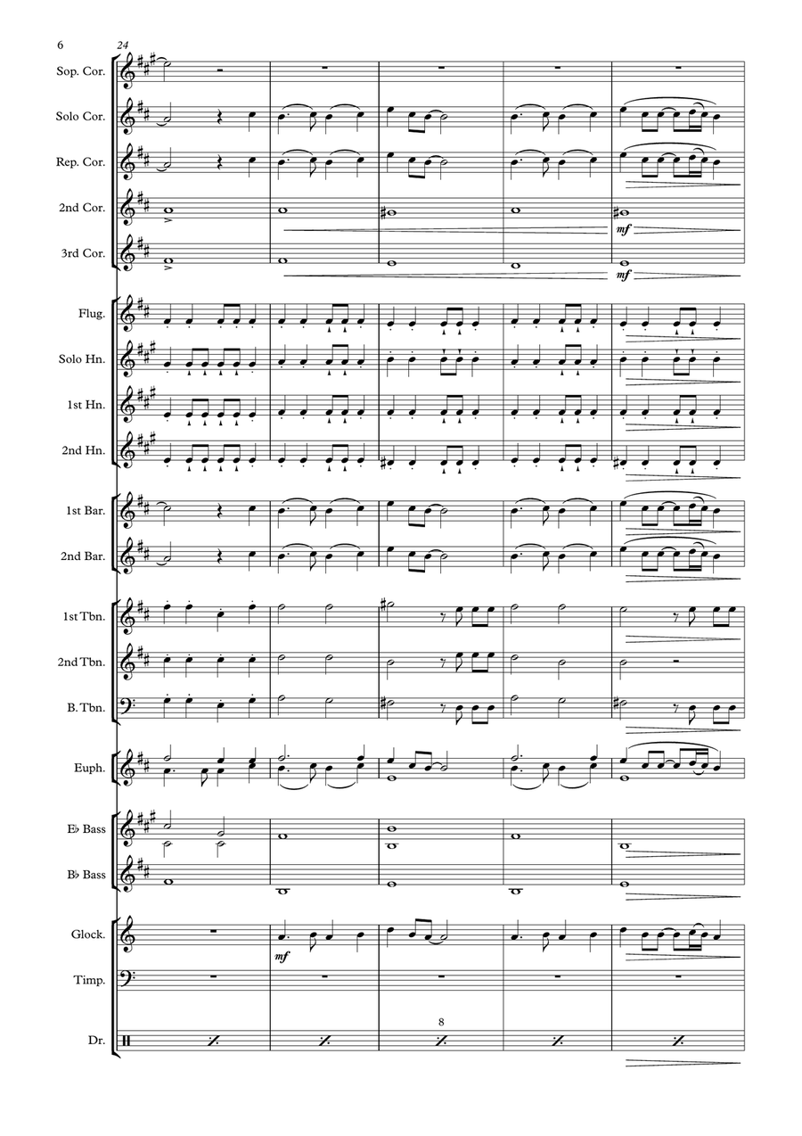 Now And Then Now And Then Brass Band scores gallery preview page 6