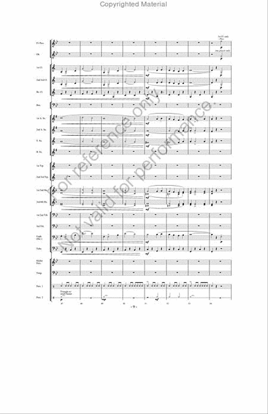 March Jubilee Concert Band scores gallery preview page 8