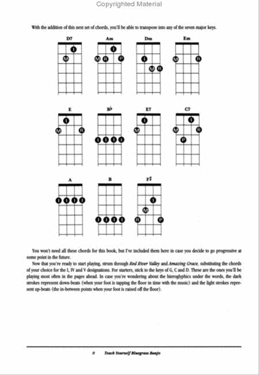 Teach Yourself Bluegrass Banjo Banjo scores gallery preview page 2