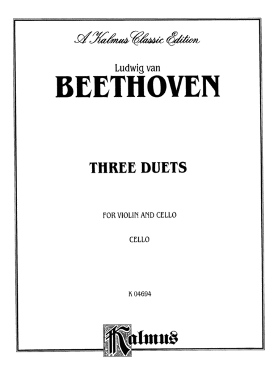 Three Duets for Violin and Cello