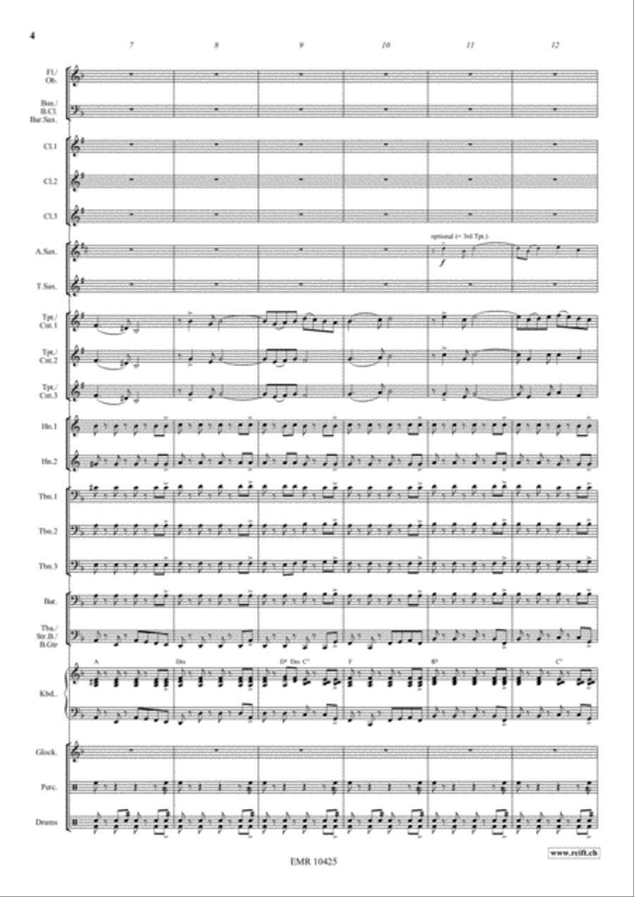 Americana Suite Americana Suite Concert Band scores gallery preview page 5