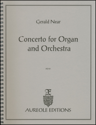 Book cover for Concerto for Organ & Orchestra (Orchestral Reduction)