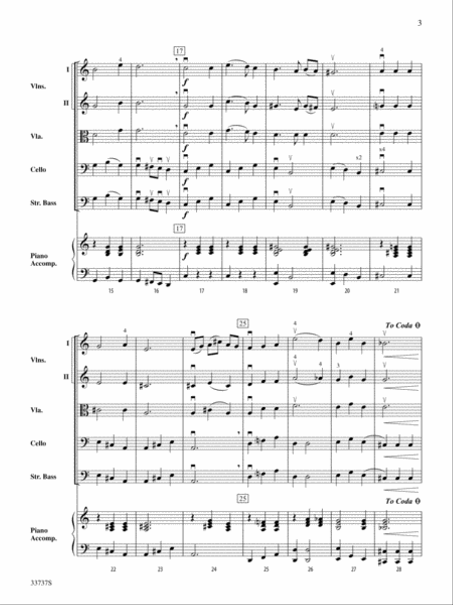 Janet's Dream: Score String Orchestra scores gallery preview page 3