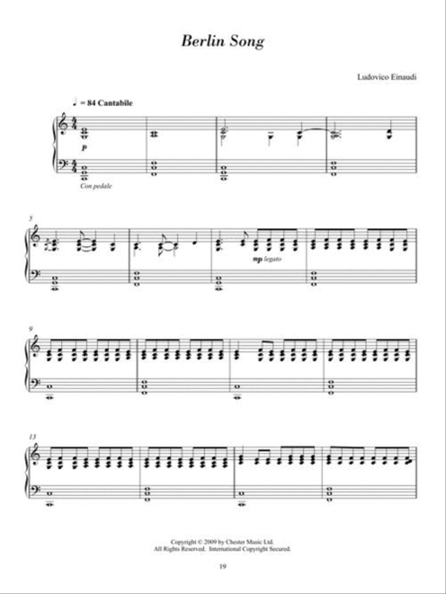 Cinema Cinema Piano Solo scores gallery preview page 6