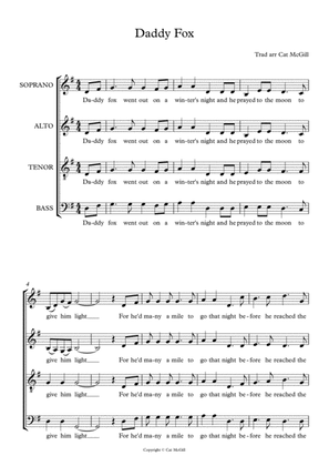 Daddy Fox (English folk song arranged for a cappella choir)