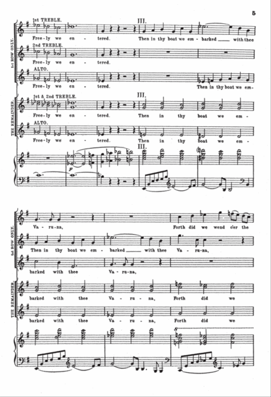 Choral Hymns from the Rig-Veda, Group 2 2-Part scores gallery preview page 6