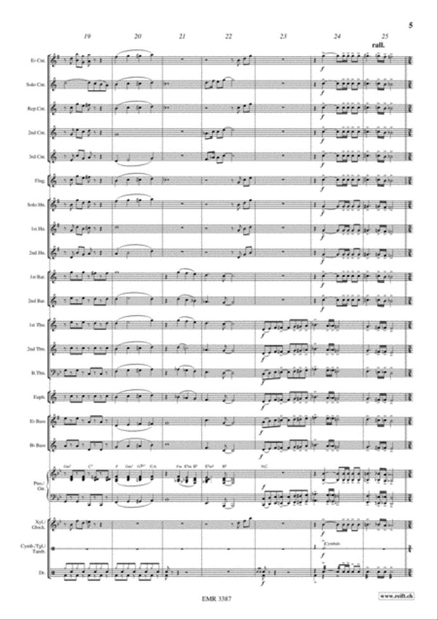 Movie Sequences Brass Band scores gallery preview page 6