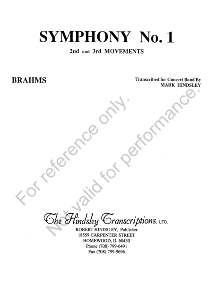 Symphony No. 1 Concert Band scores gallery preview page 2
