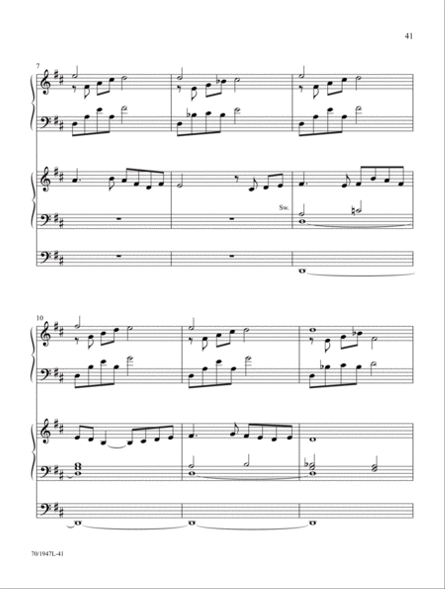 Begin the Song of Praise! Organ scores gallery preview page 19