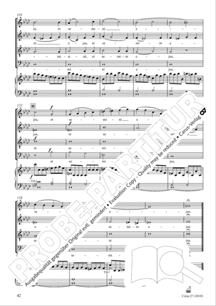 Requiem in D minor 4-Part scores gallery preview page 43