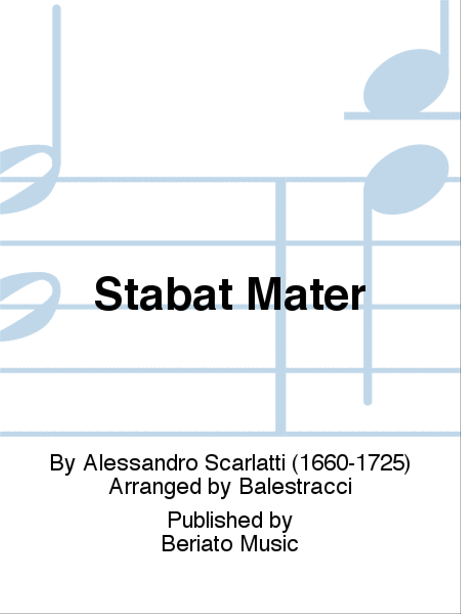 Stabat Mater Alto Voice scores gallery preview page 1