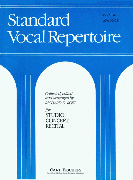 Standard Vocal Repertoire-Bk. 2-Low Voice
