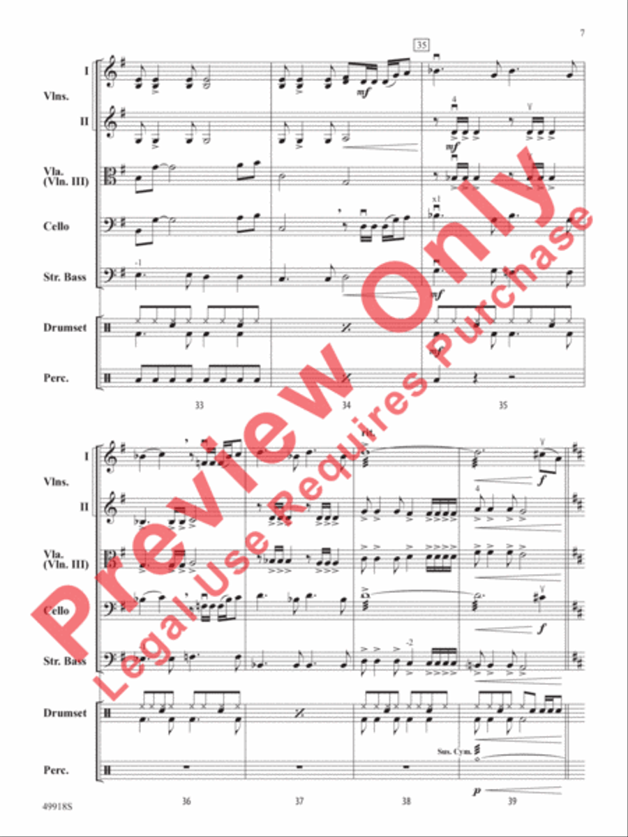 Tomorrow String Orchestra scores gallery preview page 8