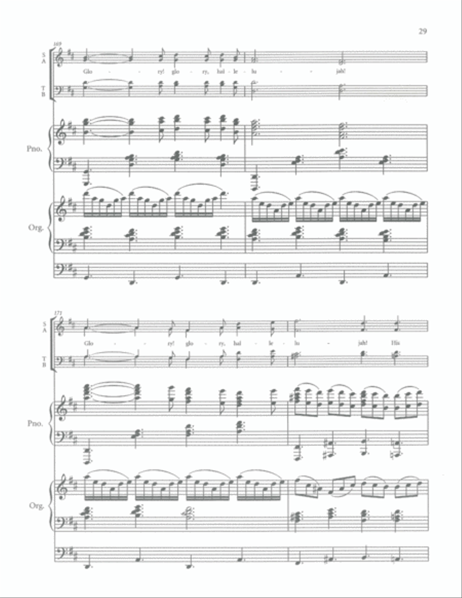 Mine Eyes Have Seen the Glory Organ scores gallery preview page 27