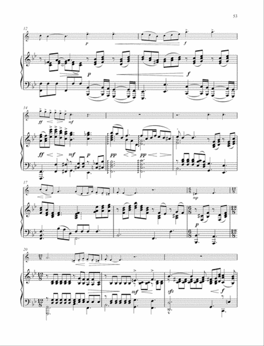 Poème Trumpet Solo scores gallery preview page 2