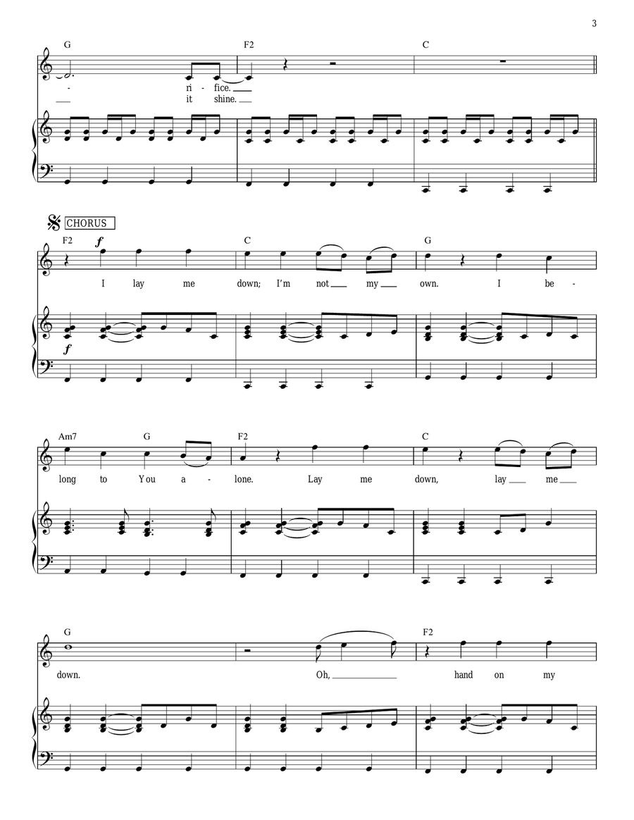 Lay Me Down Acoustic Guitar scores gallery preview page 3