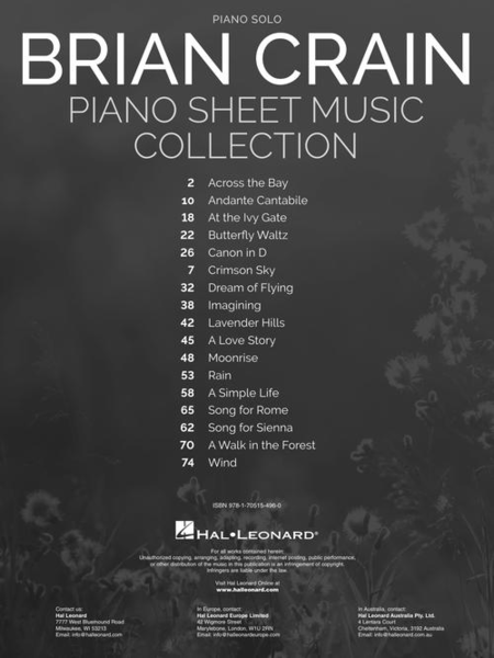 Brian Crain – Piano Sheet Music Collection