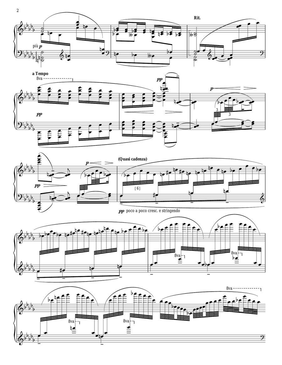 Reflets Dans L'eau Piano Solo scores gallery preview page 2
