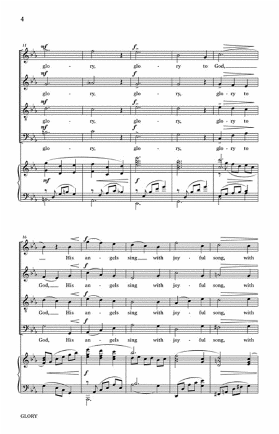 Glory 4-Part scores gallery preview page 3