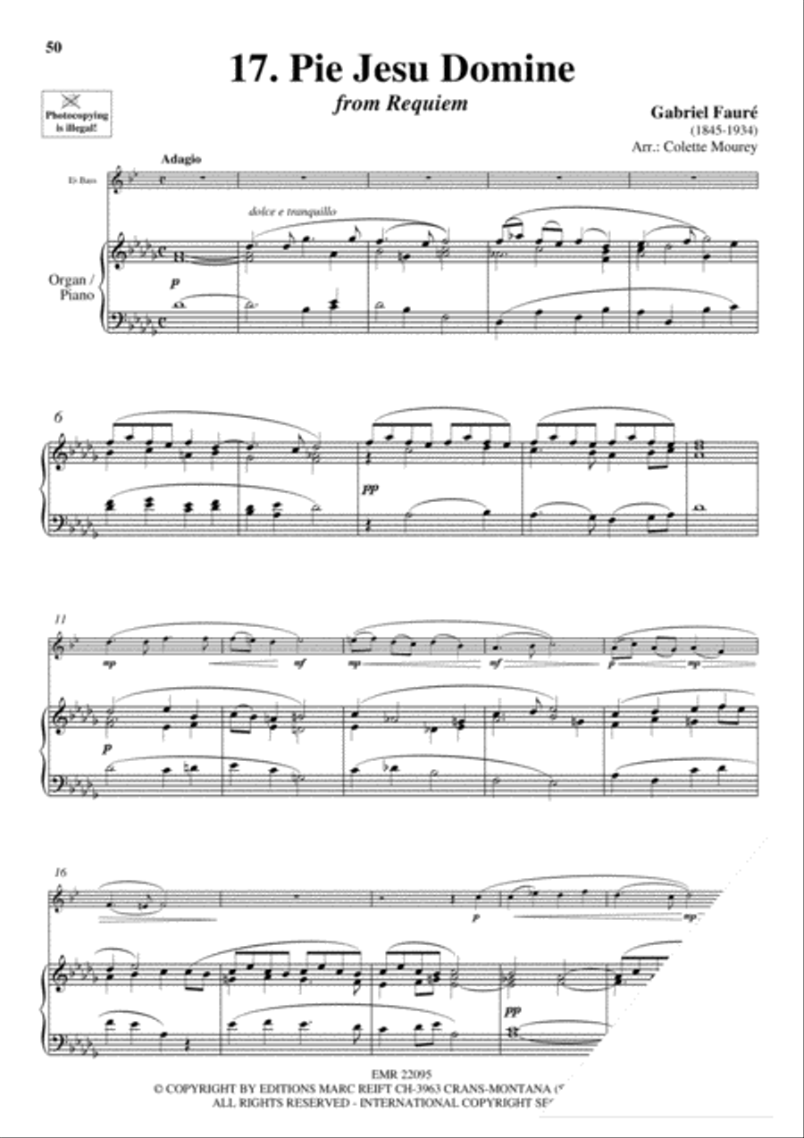 20 Greatest Meditations Voice Solo scores gallery preview page 19