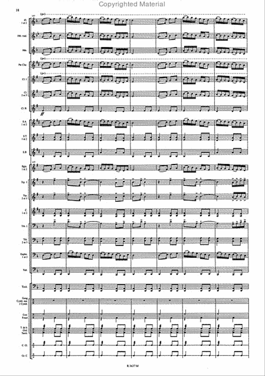 Ambaixadora Contrabandistas Concert Band scores gallery preview page 19