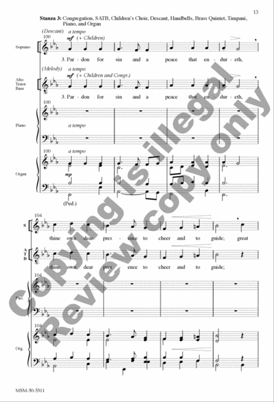 Great Is Thy Faithfulness Divisi scores gallery preview page 28