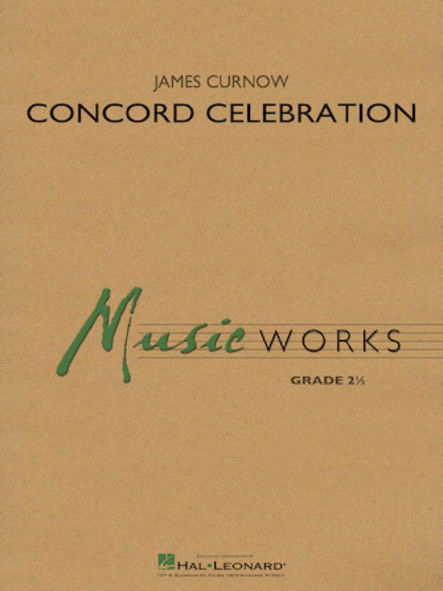 Concord Celebration Concert Band scores gallery preview page 1