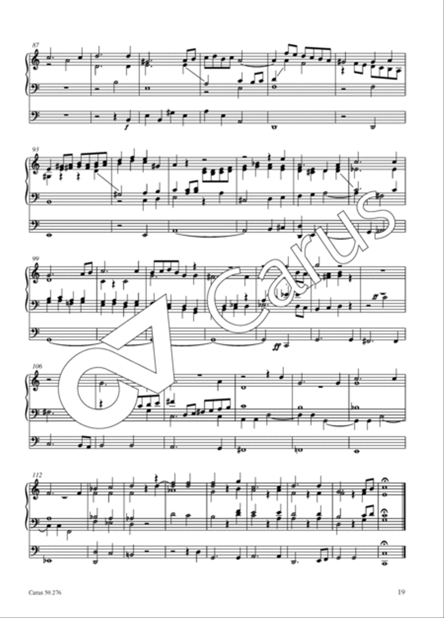 Three preludes and fugues for organ JWV 10, 13 and 17 Organ scores gallery preview page 20