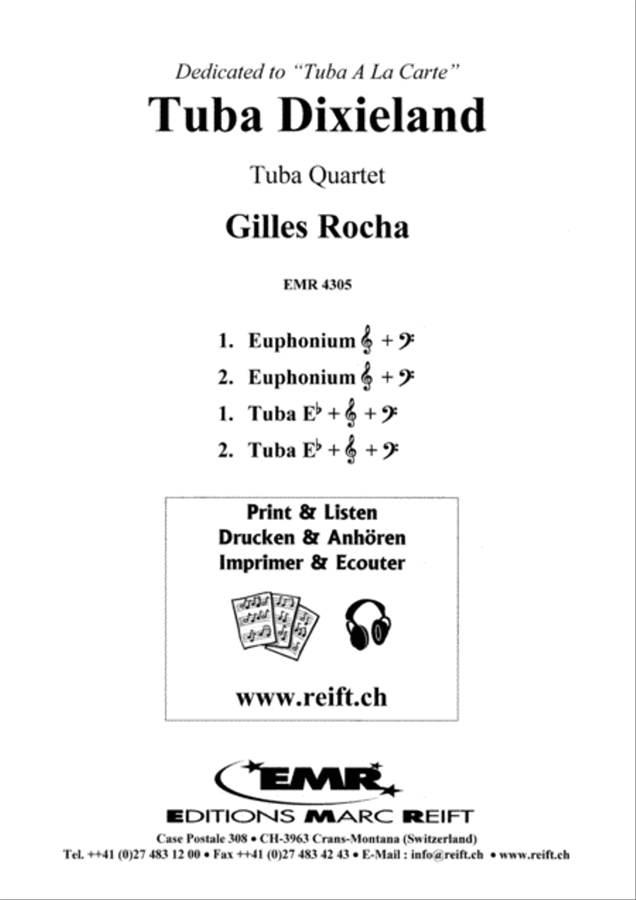 Tuba Dixieland Tuba Quartet scores gallery preview page 2