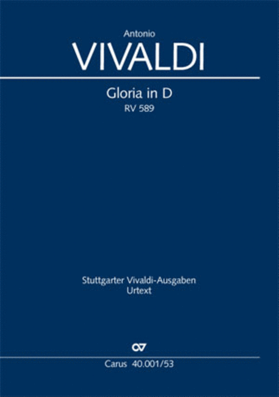 Vivaldi: Gloria in D. Revised edition SSA scores gallery preview page 1